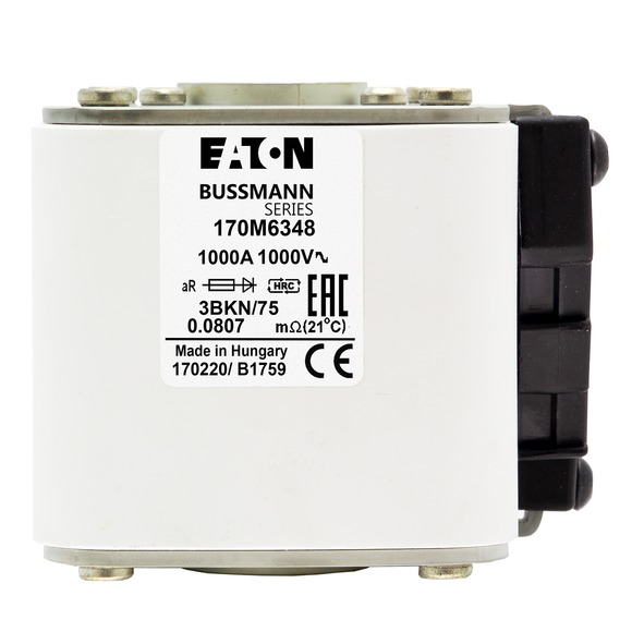 170M6348 Быстрый предохранитель 1000A 1000V 3BKN/75 AR