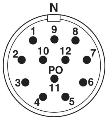 Phoenix contact 1613506 RC-12P2N12FB25 Разъем на кабель