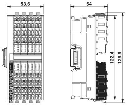 Phoenix contact 2701450 AXL F DI64/1 2F Модуль ввода-вывода