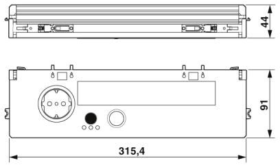 Phoenix contact 2702226 PLD E 608 W 315/F Светодиодная лампа распредшкафа