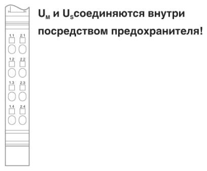 Phoenix contact 2861904 IB IL 24 SEG/F-D-PAC Клеммы Inline