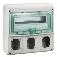 Schneider Electric 13180 ЩИТ KAEDRA IP65 12МОД. + 3ОТВ.