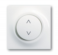 Клавиша для механизма электронного выключателя Busch-Jalousiecontrol 6411 U-101, 6411 U/S-101, 6418 U, реле 6402 U, серия impuls, цвет альпийский белый