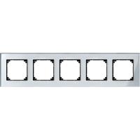 Schneider Electric MTN4050-3260 MERTEN M-Elegance РАМКА стеклянная 5 постов, АЛМАЗ, SM