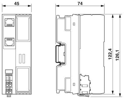 Phoenix contact 2701815 AXL F BK PN Устройство сопряжения с шиной
