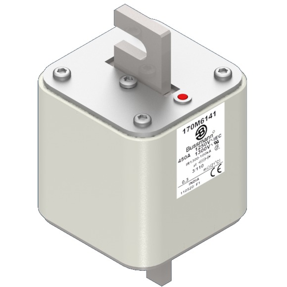 170M6141 Быстрый предохранитель 450A 1250V 3/110 AR CU