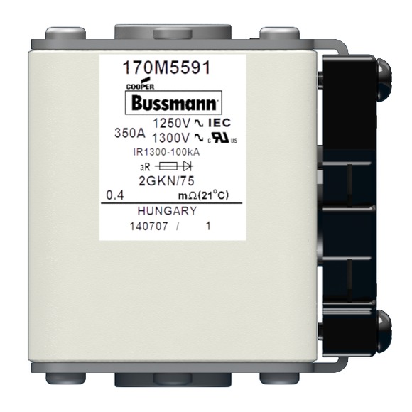170M5591 Быстрый предохранитель 350A 1250V 2GKN/75 AR CU