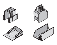 ABB 1SCA022264R0440 Комплект клеммных крышек OZXB3K комплект = 3 крышки