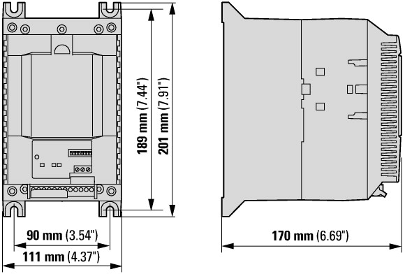168983 Устройство плавного пуска S811+, с функцией упр.насосом, 63кВт (S811+R13P3S)