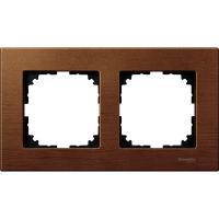 Schneider Electric MTN4052-3472 MERTEN M-Elegance РАМКА деревянная 2 поста, ВИШНЯ, SM