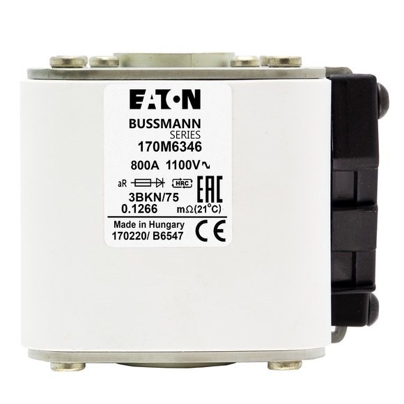 170M6346 Быстрый предохранитель 800A 1100V 3BKN/75 AR