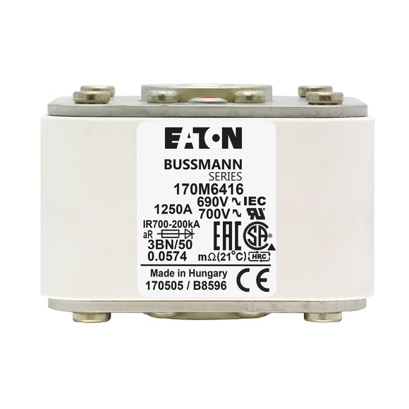 170M6416 Быстрый предохранитель 1250A 690V 3BN/50 AR UC