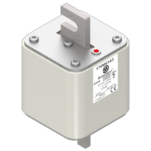 170M6871 Быстрый предохранитель 2200A 550V 3SPKN/55 AR