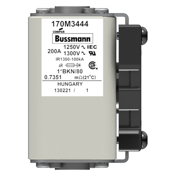 170M3444 Быстрый предохранитель 200A 1250V 1*BKN/80 AR CU