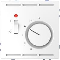Schneider Electric MTN5761-6035 D-Life ТЕРМОРЕГУЛЯТОР с центр. пл. с выкл.24В, БЕЛ. ЛОТОС, SD