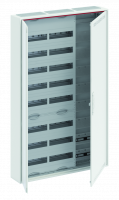 Шкаф 192М навесной с медиапанелями IP30, 1250x800x160 между DIN-рейками 125 мм и самозажимными клеммами N/PE и дверью с вент. отверстиями ComfortLine CA38VML