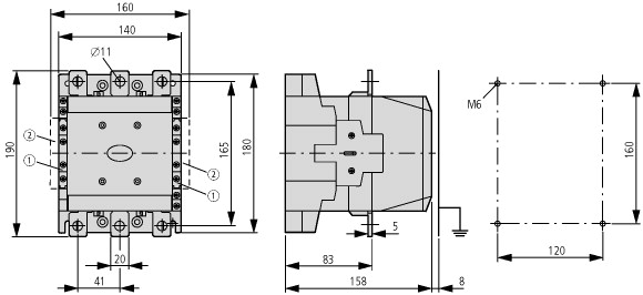 139537 DILM185A/22(RAC240) КОНТАКТОР MOELLER / EATON (арт.139537)