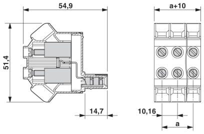 Phoenix contact 1715222 TPC 16/ 7-ST-10,16 Разъем печатной платы