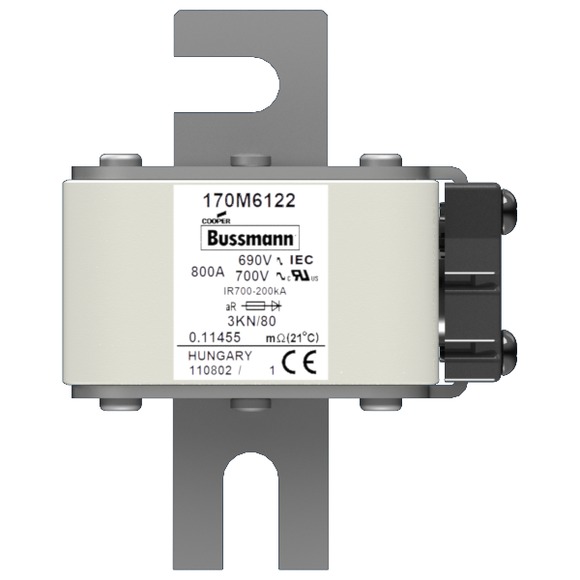 170M6122 Быстрый предохранитель 800A 690V 3KN/80 AR