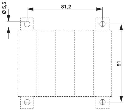 Phoenix contact 3076604 UKH 70-3L/N/FE-F Клемма для высокого тока