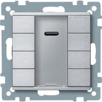 Schneider Electric MTN627960 SM,4 КН. ВЫКЛ PLUS С ИК-ПРМ., АЛЮМ