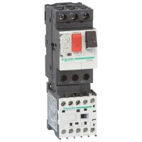 Schneider Electric GV2ME07K1BW3 КОМБИНИРОВАНЫЙ ПУСКАТЕЛЬ.1,6-2,5A. ЦЕПЬ УПРАВЛЕНИЯ 24B.ПОСТОЯННОГО ТОКА