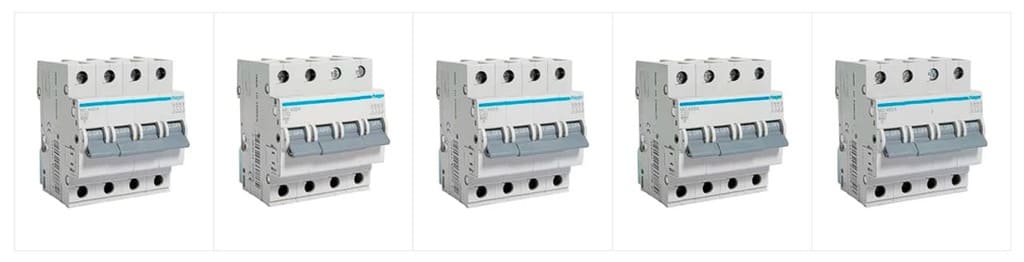 4 Полюсные автоматические выключатели