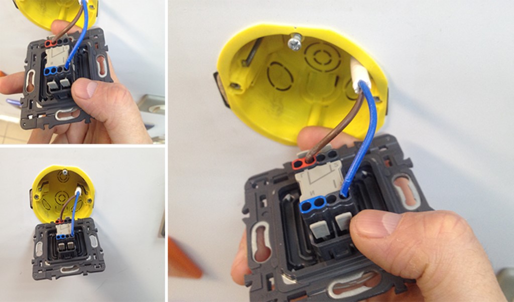 разборка выключателя света