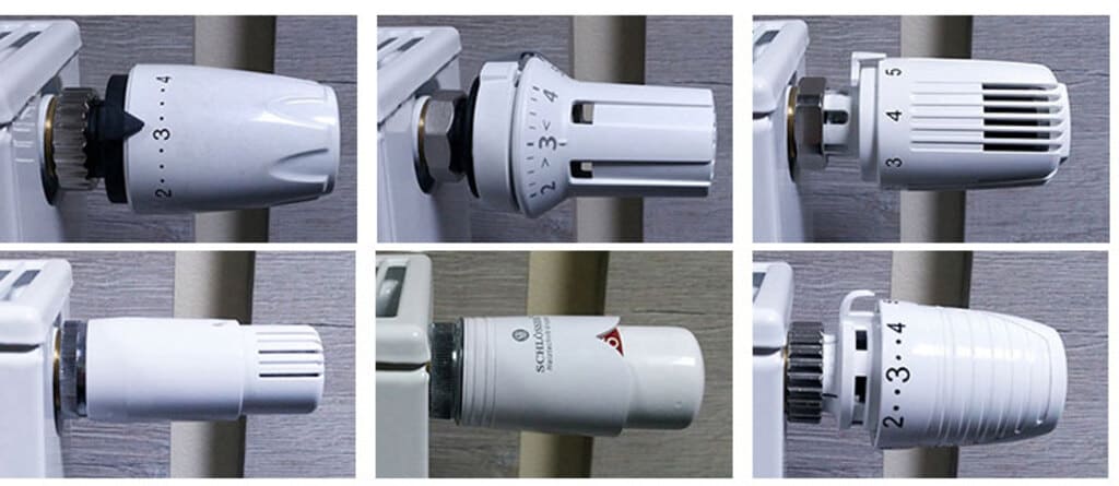 виды термоголовки для радиатора