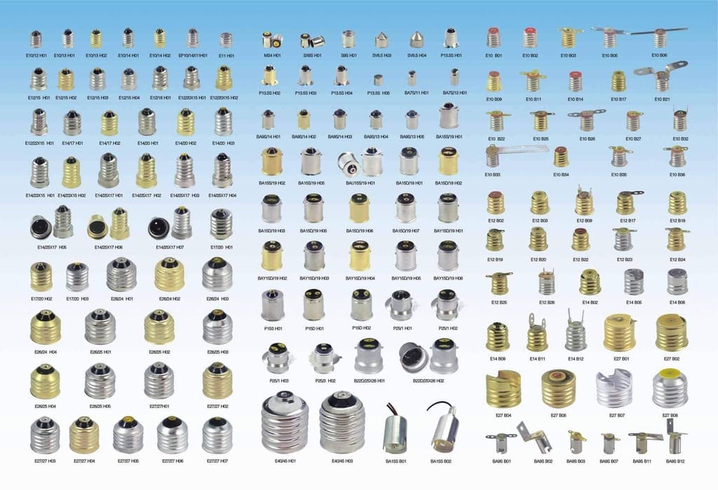 резьбовой цоколь у ламп