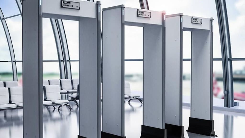 стационарный арочный металлодетектор