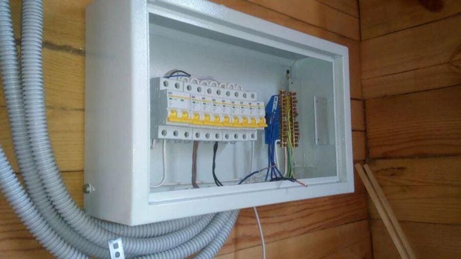 Организация ввода кабелей