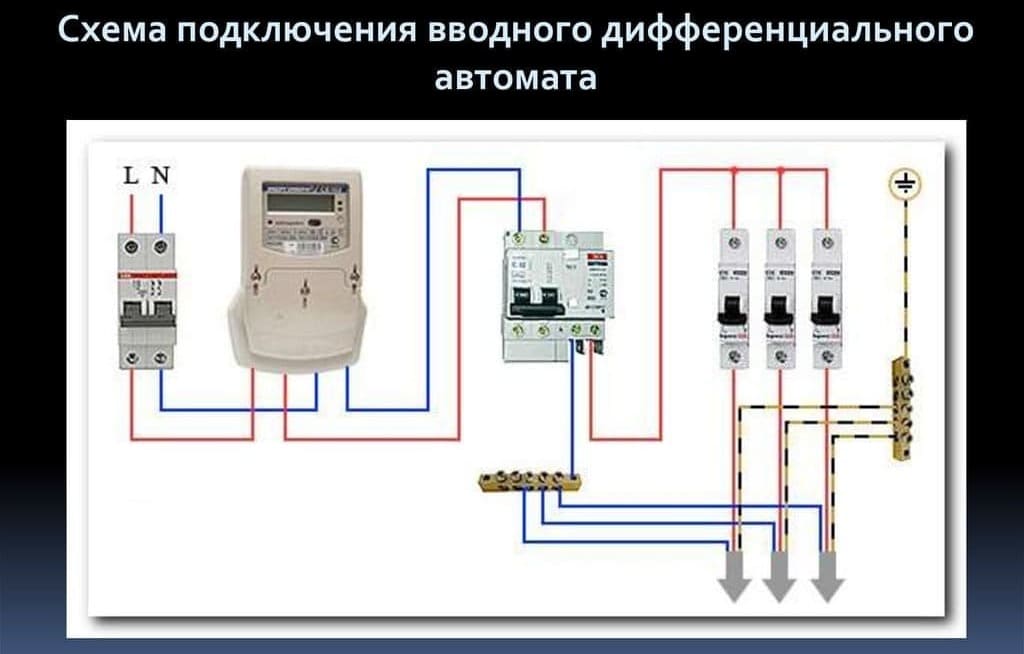 Как подключить дифференциальный автомат Как подключить дифференциальный автомат