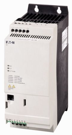180661 Variable speed starter, single-phase mains connection, three-phase motor connection at 230 V, 9.6 A and 2.2 kW / 0.3 HP (DE11-129D6NN-N20N)