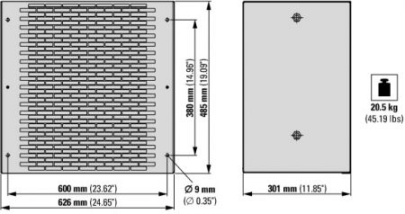 171921 Тормозной резистор, 12 Ом, 9200 Вт (DX-BR012-9K2)