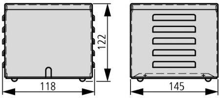 200618 Оболочка для трансформатора, IP23, ГхВхШ = 118x145x122 мм (+IP23/1)